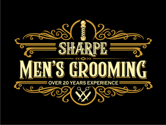 Sharpe Mens Grooming logo design by haze