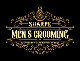 Sharpe Mens Grooming logo design by daywalker