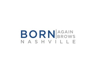 BORN AGAIN BROWS logo design by bricton