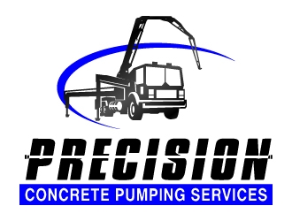 Precision Concrete Pumping Services logo design by jaize