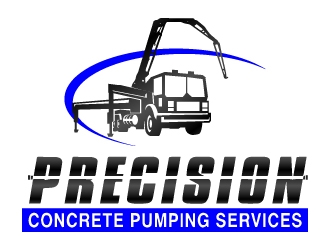 Precision Concrete Pumping Services logo design by jaize