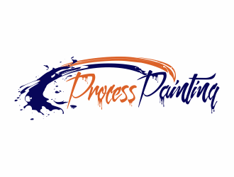 Process Painting logo design by bosbejo