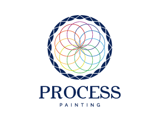 Process Painting logo design by spiritz