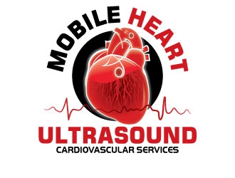 Mobile Heart Ultrasound logo design by Gaze