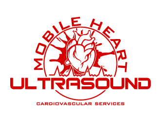 Mobile Heart Ultrasound logo design by fastsev