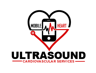 Mobile Heart Ultrasound logo design by THOR_