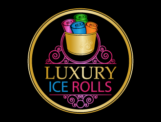 LUXURY ICE ROLLS logo design by fastsev