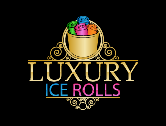 LUXURY ICE ROLLS logo design by fastsev