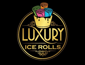 LUXURY ICE ROLLS logo design by REDCROW