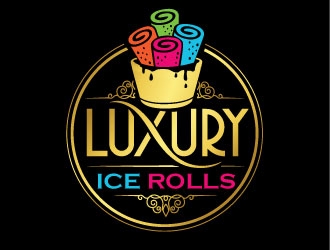 LUXURY ICE ROLLS logo design by REDCROW