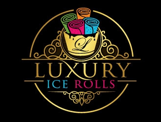 LUXURY ICE ROLLS logo design by REDCROW