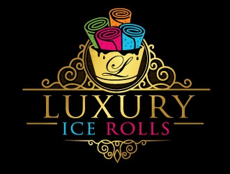 LUXURY ICE ROLLS logo design by REDCROW