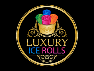 LUXURY ICE ROLLS logo design by fastsev