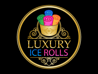LUXURY ICE ROLLS logo design by fastsev