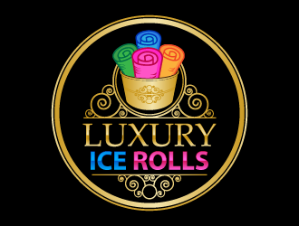 LUXURY ICE ROLLS logo design by fastsev