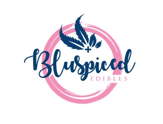 BluSpiced Edibles  logo design by REDCROW