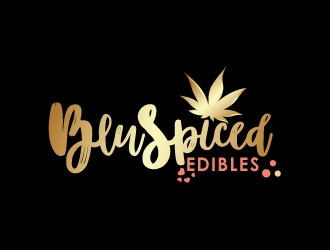 BluSpiced Edibles  logo design by REDCROW
