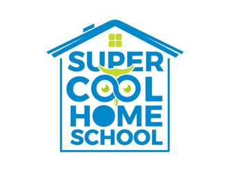 Super Cool Home School logo design by DreamLogoDesign