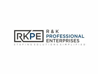 R & K Professional Enterprises logo design by 48art