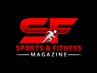 SPORTS & FITNESS MAGAZINE logo design by eyeglass