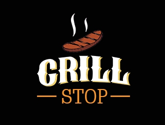 Grill Stop logo design by FIAFAI