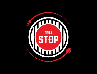 Grill Stop logo design by zakdesign700