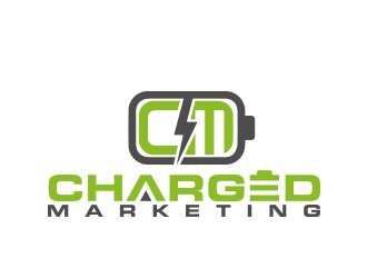 Charged Marketing  logo design by MarkindDesign