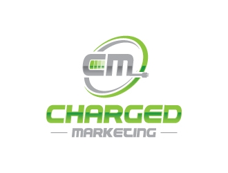 Charged Marketing  logo design by zakdesign700