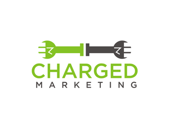 Charged Marketing  logo design by EkoBooM