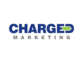 Charged Marketing  logo design by gitzart