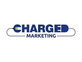 Charged Marketing  logo design by gitzart