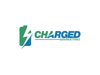 Charged Marketing  logo design by ekitessar