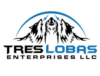Tres Lobas Enterprises LLC logo design by shere