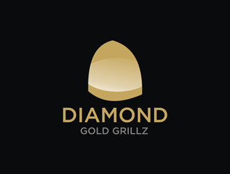 Diamond Gold Grillz  logo design by EkoBooM