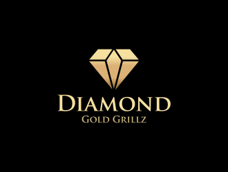 Diamond Gold Grillz  logo design by hopee