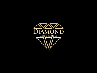 Diamond Gold Grillz  logo design by hopee