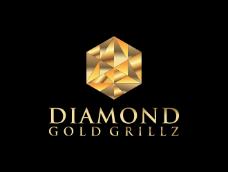 Diamond Gold Grillz  logo design by RIANW