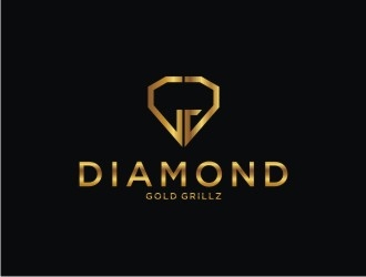Diamond Gold Grillz  logo design by Franky.