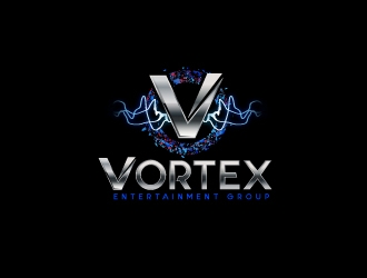 Vortex Entertainment Group (Vortex E.G.) logo design by fantastic4