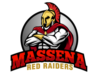 Massena Red Raiders logo design by THOR_