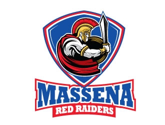 Massena Red Raiders logo design by REDCROW