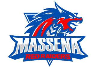Massena Red Raiders logo design by fontstyle