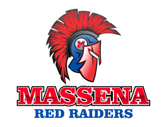 Massena Red Raiders logo design by AisRafa