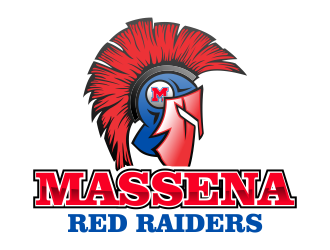 Massena Red Raiders logo design by AisRafa
