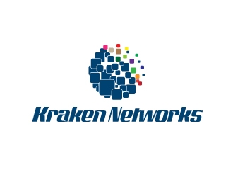Kraken Networks logo design by Marianne