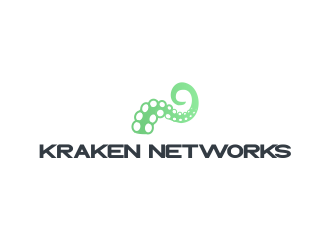 Kraken Networks logo design by kitaro