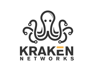 Kraken Networks logo design by MarkindDesign