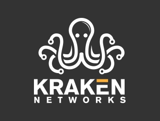 Kraken Networks logo design by MarkindDesign