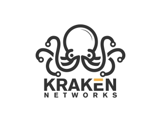 Kraken Networks logo design by MarkindDesign