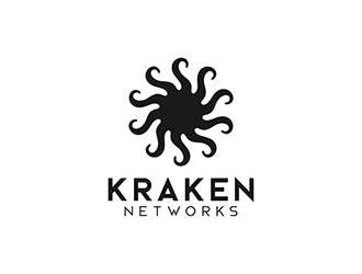Kraken Networks logo design by hole